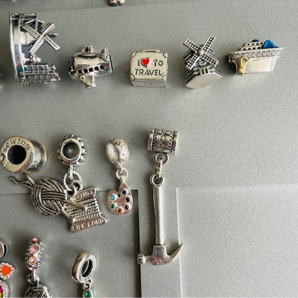 Dream Catcher Sterling Silver Dangle Feathers Charm Bead For Bracelet/ N… - Picture 6 of 8